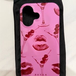 Burga Pink Cell Phone Case